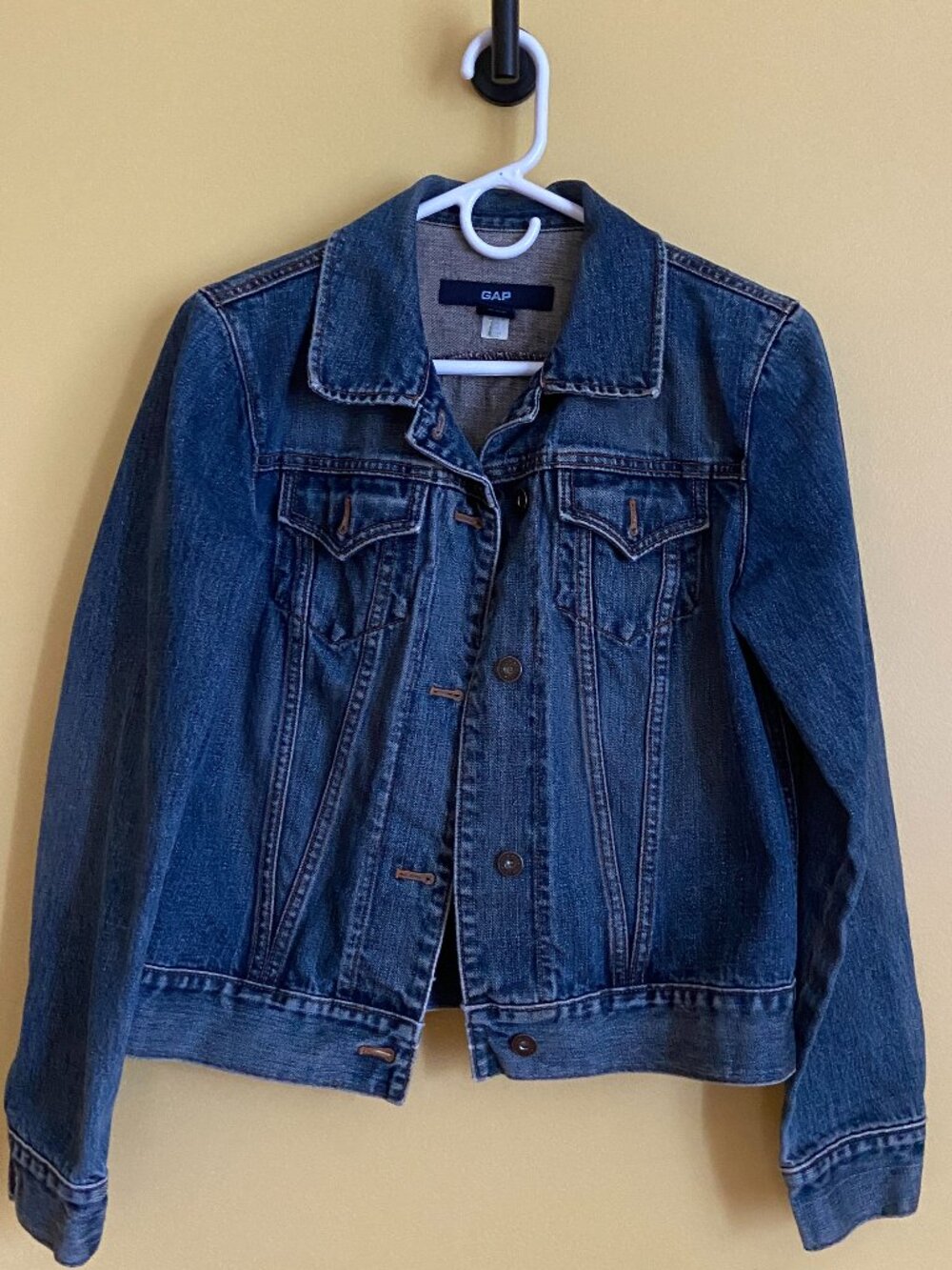 Vintage GAP Jean Jacket Denim Jacket button front collared Size M